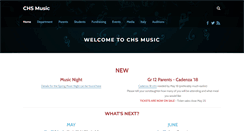 Desktop Screenshot of chsmusic.ca
