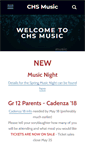 Mobile Screenshot of chsmusic.ca